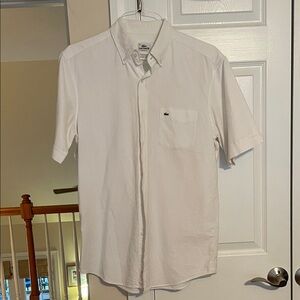 Lacoste Boy’s White Short Sleeve Shirt